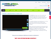 Tablet Screenshot of aimglobalproducts.com